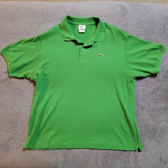 Lacoste Other - VTG 90s Lacoste pique polo green size 8/ XXL Cropped oversized designed France